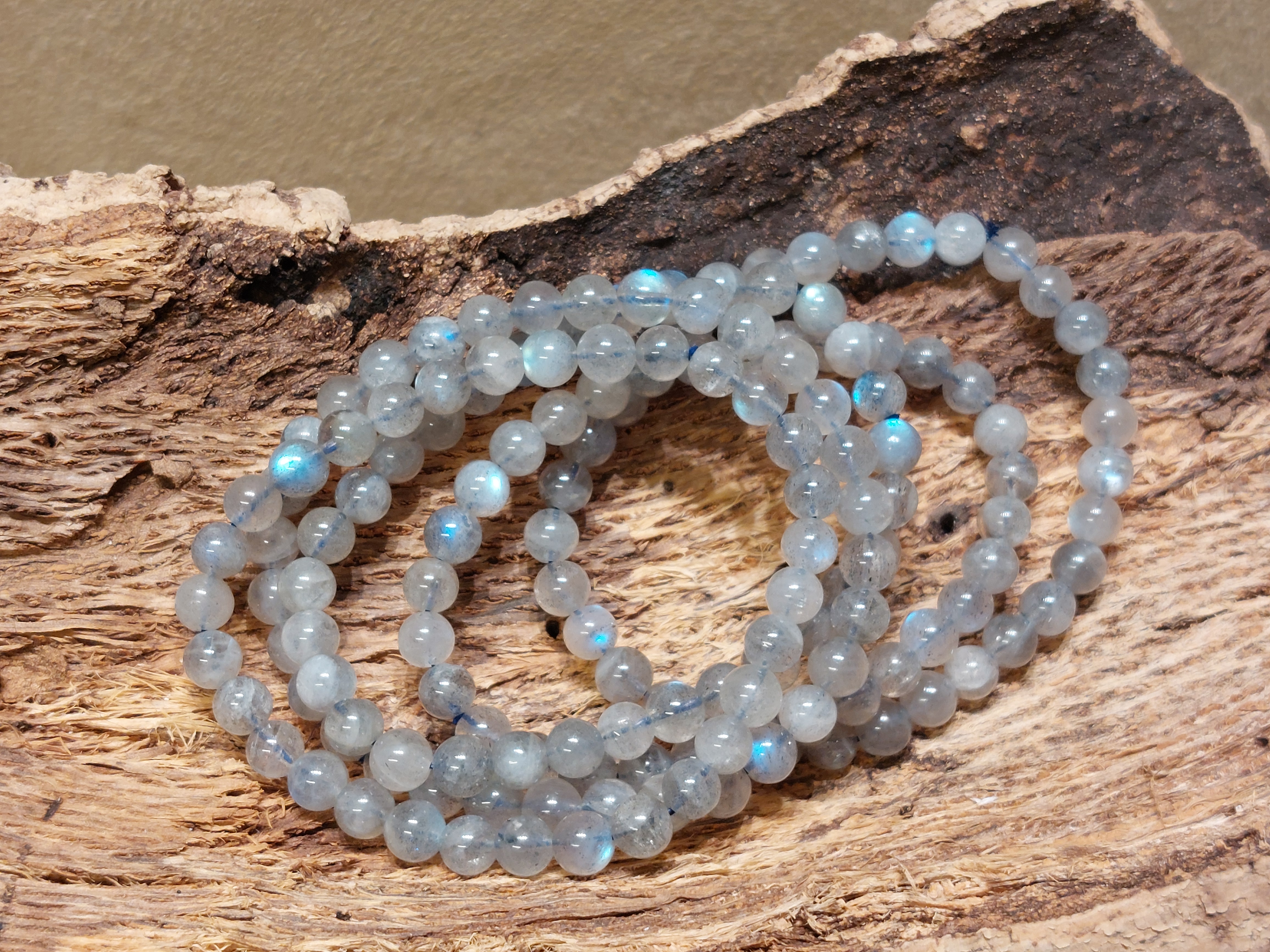Labradoriet kogelarmband 6mm
