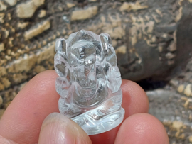 Bergkristal Ganesha