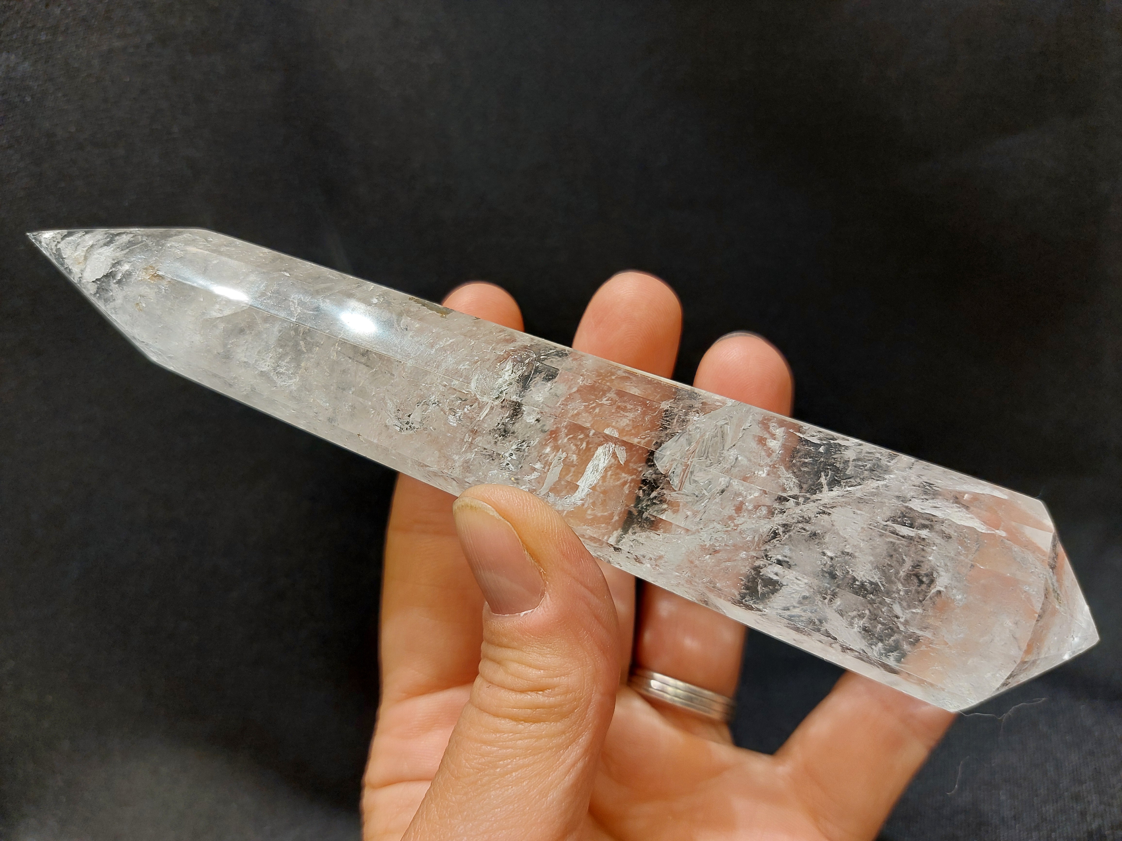 Bergkristal vogel phi kristal uit Brazilië