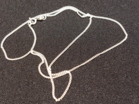 Zilveren ketting 45 cm