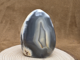 Pinguïn agaat sculptuur