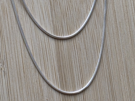 Zilveren ketting 40 cm