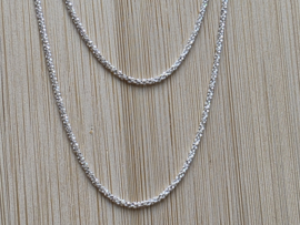 Zilveren ketting 50 cm