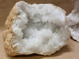 Bergkristal geode set groot
