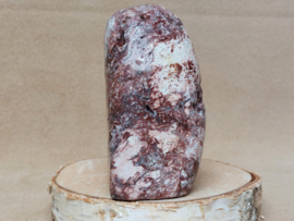 Druzy rode jaspis uit Indonesië sculptuur