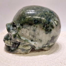 Jade human skull