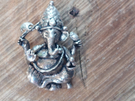 Zilveren ganesha hanger