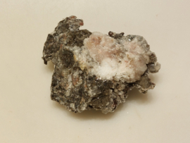 Snow calciet/calciet met aragoniet cluster uit Mexico