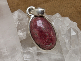 Thuliet hanger in zilver