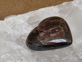 Rhodoliet granaat hart