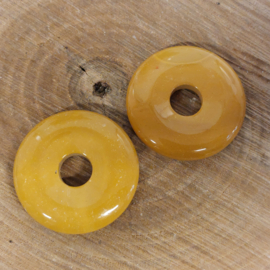 Gele jaspis donut