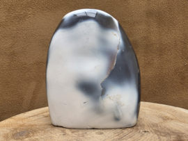Pinguïn agaat sculptuur