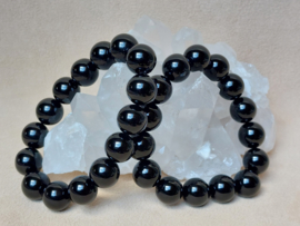 Onyx kogelarmband 14mm