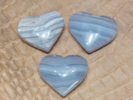 Chalcedoon of blue lace agaat hart