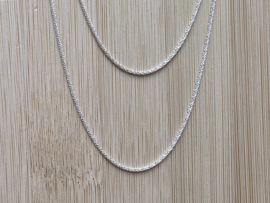 Zilveren ketting 90 cm