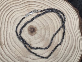 Ruwe diamant ketting met armband