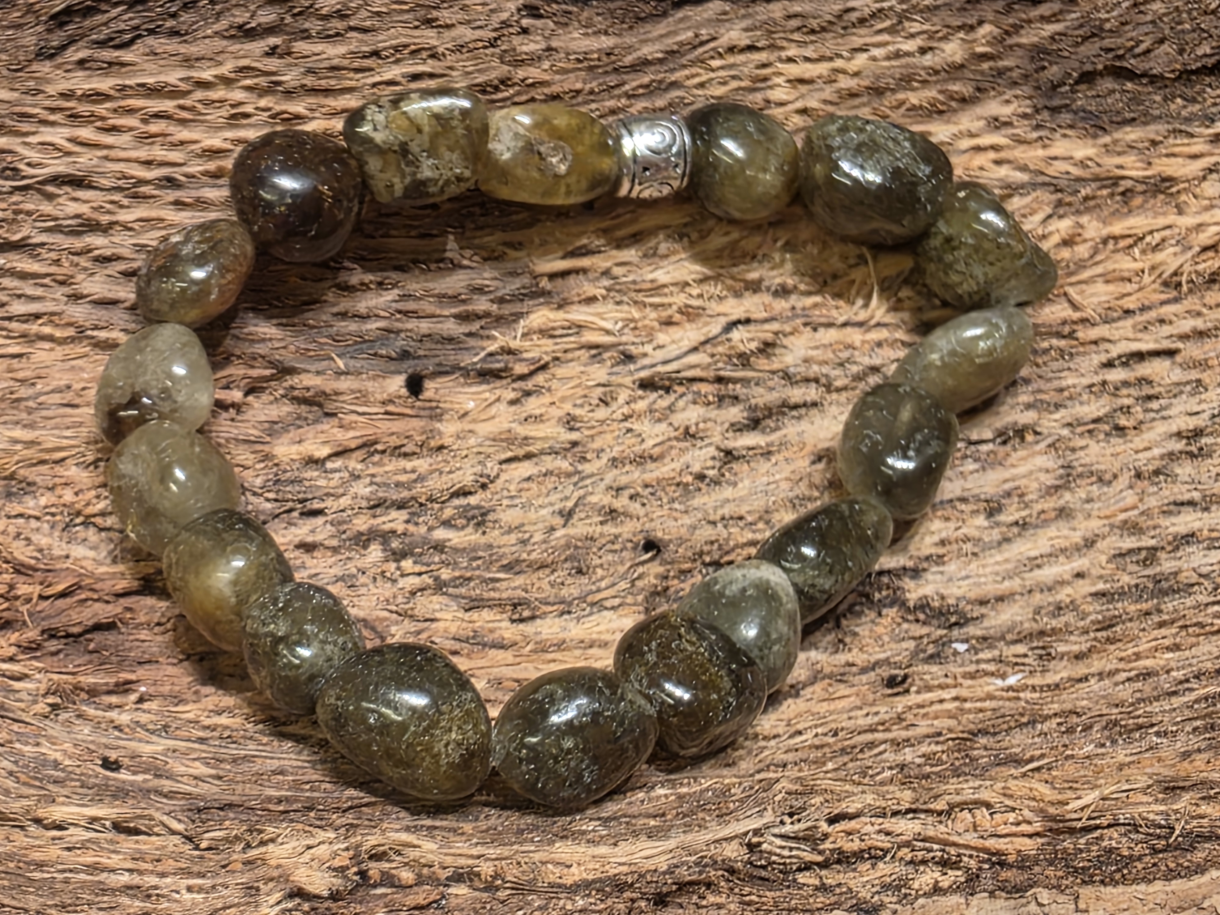 Grossulaar nugget armband