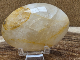 Golden healer of limoniet kwarts handsteen