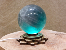Lamp voor onder een edelsteen of mineraal