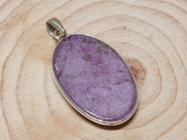 Stichtiet hanger in zilver