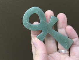 Groene aventurijn ankh