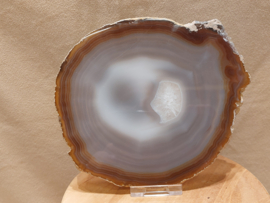 Agaat schijf natuurlijke kleur