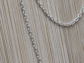 Zilveren ketting 65 cm