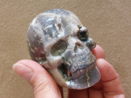 Druif agaat of grape agaat human skull