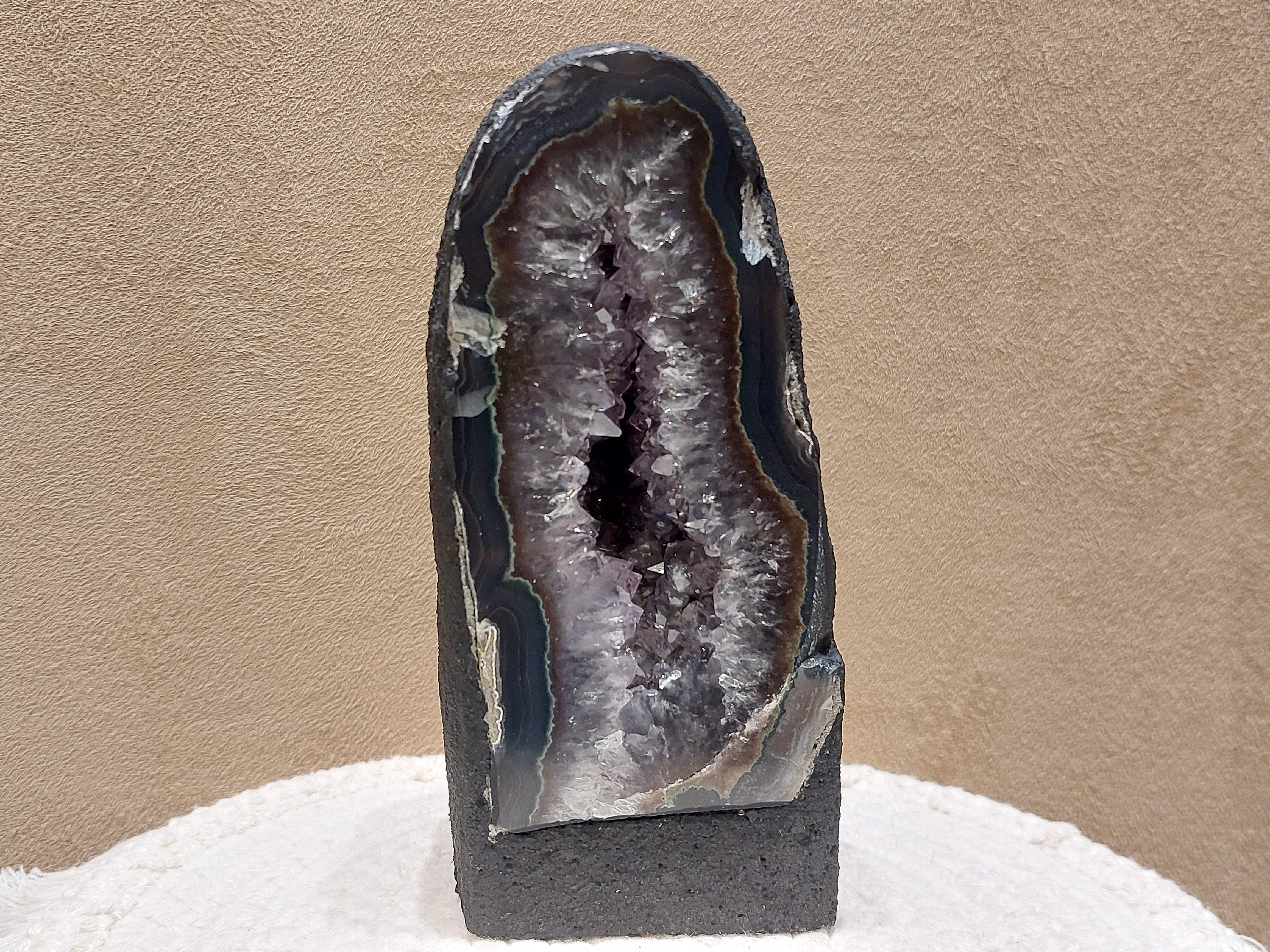 Amethist met agaat geode