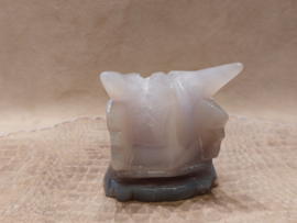 Agaat geode draak
