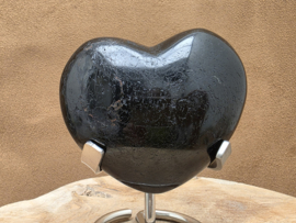 Zwarte toermalijn hart