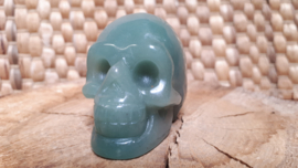 Groene aventurijn skull