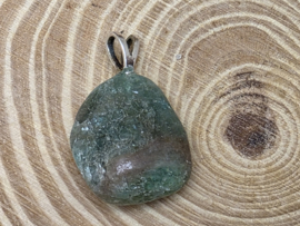 Paraiba toermalijn hanger met zilveren oogje
