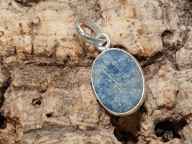 Lapis lazuli hanger in zilver