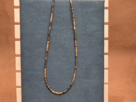 Bruine toermalijn ketting facet geslepen