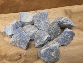 Blauwe kwarts ruwe brok