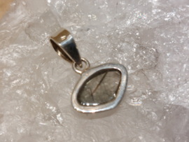 Actinoliet hanger in zilver