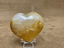 Golden healer of limoniet kwarts hart