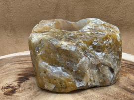 Golden healer of limoniet kwarts theelicht