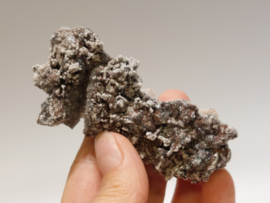 Snow calciet/calciet met aragoniet cluster uit Mexico