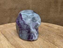 Fluoriet human skull