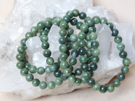 Jade kogel armband 8 mm