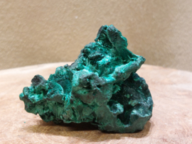 Malachiet ruw cluster/zijde malachiet, Congo