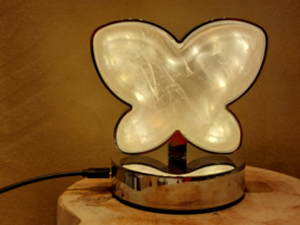 Rozenkwarts lamp vlindervorm