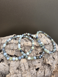 Merliniet groen armband 6 mm