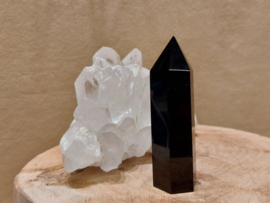 Zwarte obsidiaan punt