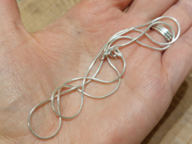 Zilveren ketting 50 cm