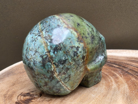 Turkoois human skull