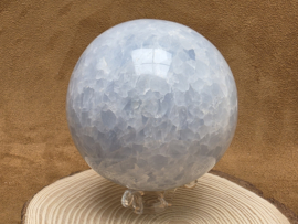 Blauwe calciet bol