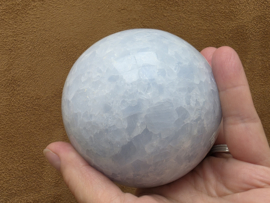 Blauwe calciet bol